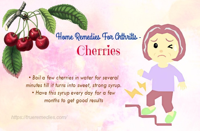 home remedies for arthritis - cherries