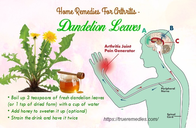 home remedies for arthritis - dandelion leaves