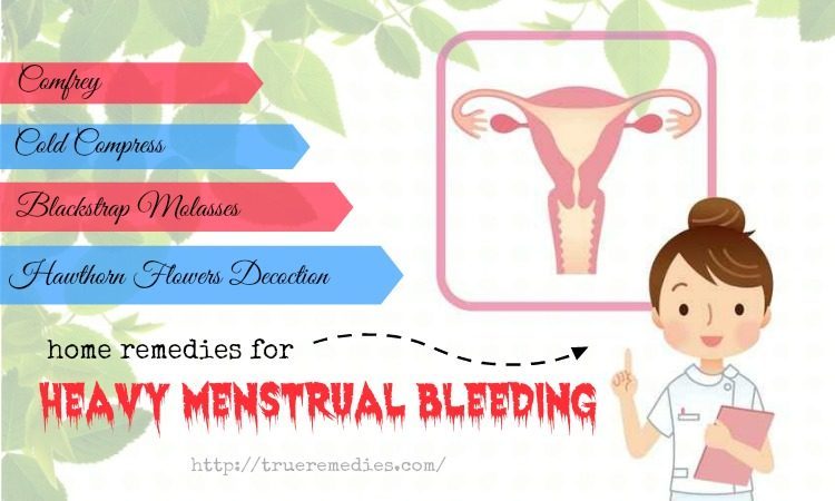 home remedies for heavy menstrual bleeding