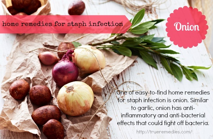 home remedies for staph infection-onion