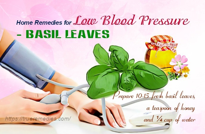 home remedies for low blood pressure