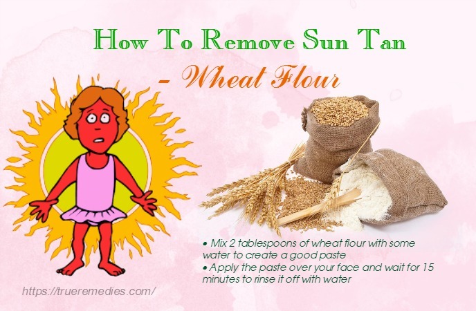 how to remove sun tan 