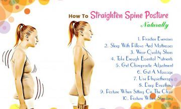 how to straighten spine