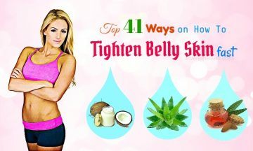 how to tighten belly skin
