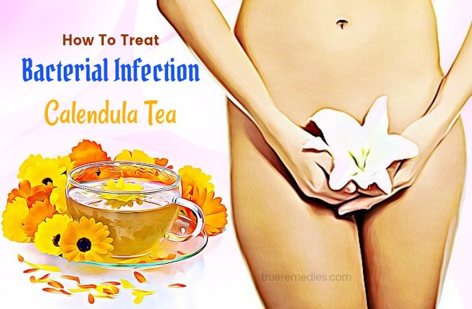 how to treat bacterial infection - calendula tea