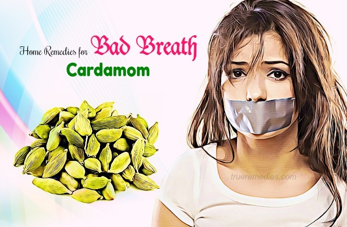 home remedies for bad breath - cardamom