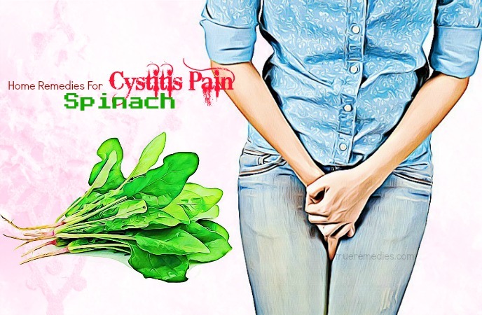 home remedies for cystitis - spinach