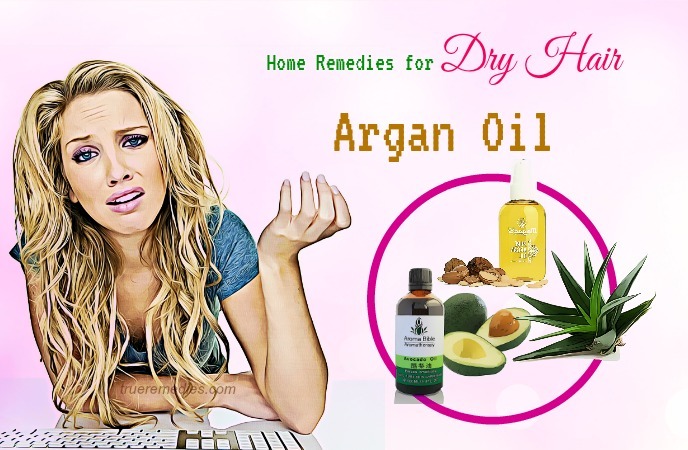 home remedies for dry hair - argan oil