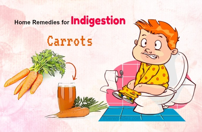 home remedies for indigestion - carrots