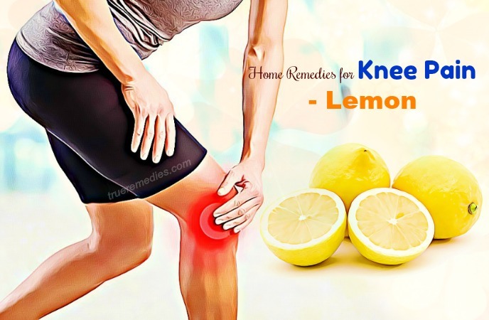 home remedies for knee pain - lemon