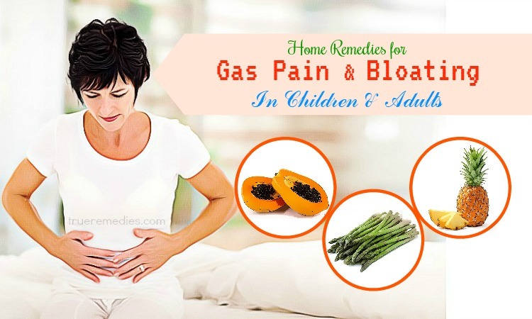 home remedies for gas pain and bloating