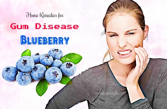 home remedies for gum disease - blueberry