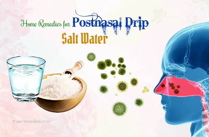 home remedies for postnasal drip 