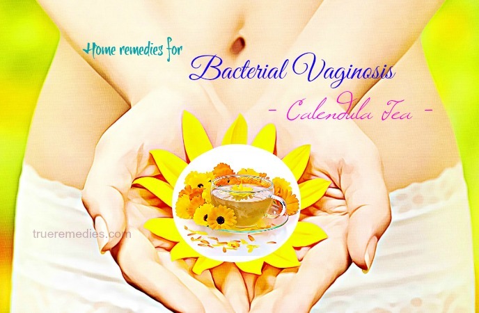 home remedies for bacterial vaginosis - calendula tea