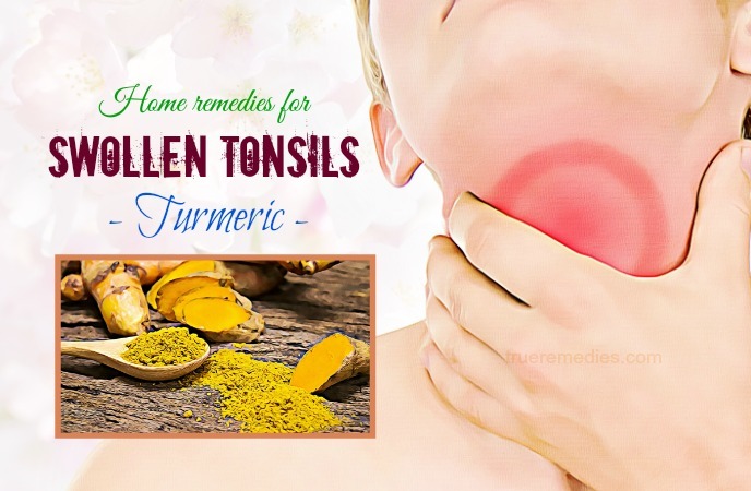 home remedies for swollen tonsils - turmeric