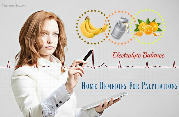 home remedies for palpitations - electrolyte balance