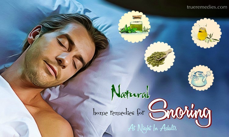 home remedies for snoring at night