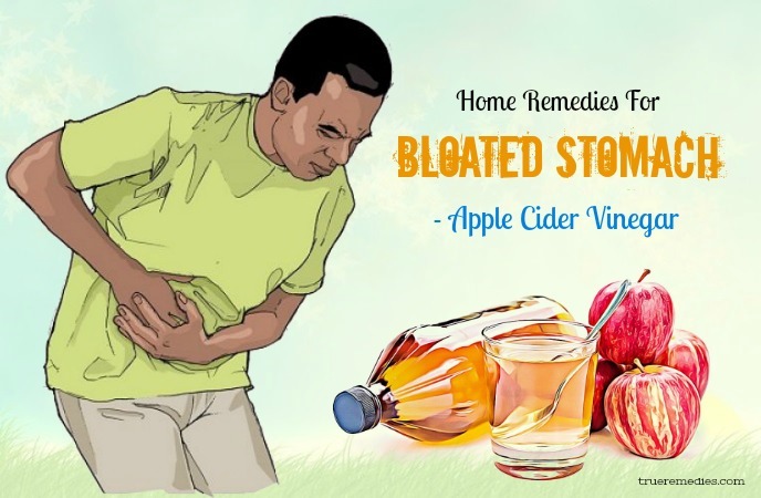 home remedies for bloated stomach - apple cider vinegar