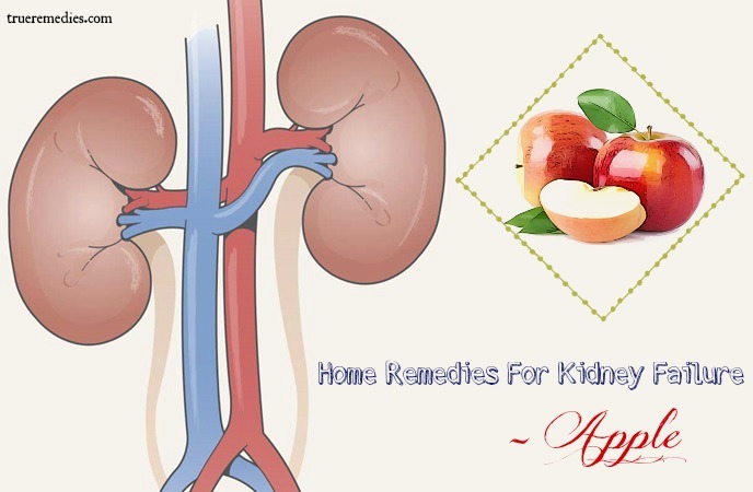 home remedies for kidney failure - apple