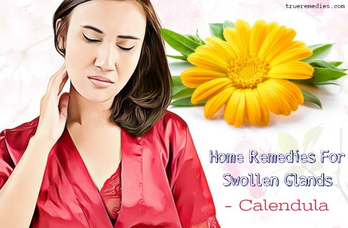 home remedies for swollen glands - calendula