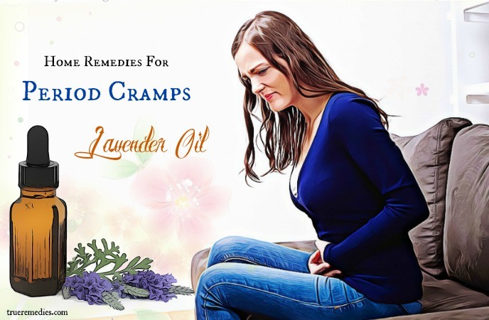 home remedies for period cramps - lavender oil