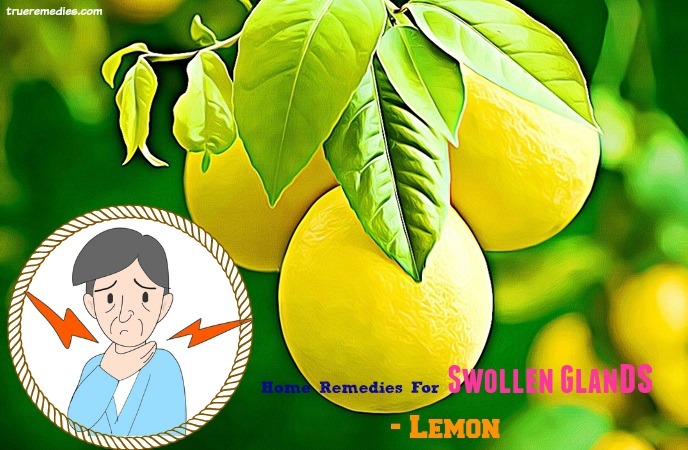 home remedies for swollen glands - lemon