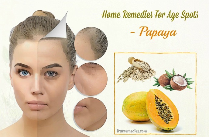 home remedies for age spots - papaya