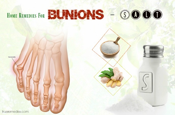 home remedies for bunions - salt