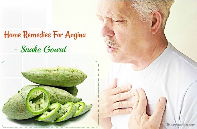 home remedies for angina - snake gourd