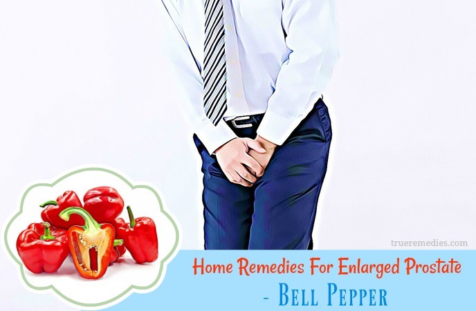 natural home remedies for enlarged prostate - bell pepper