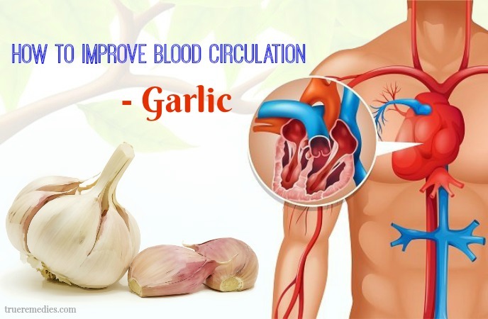 how to improve blood circulation - garlic