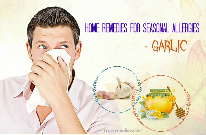 home remedies for seasonal allergies - garlic