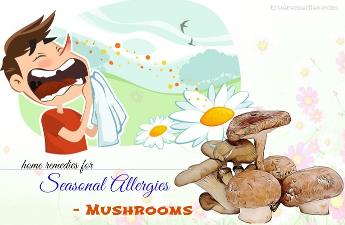 home remedies for seasonal allergies - mushrooms