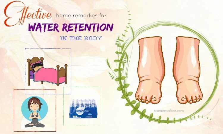 effective home remedies for water retention