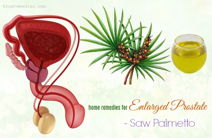 home remedies for enlarged prostate gland - saw palmetto