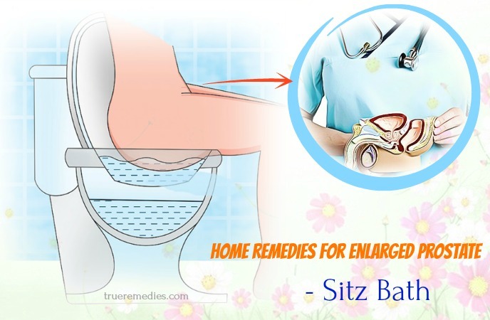 home remedies for enlarged prostate gland - sitz bath