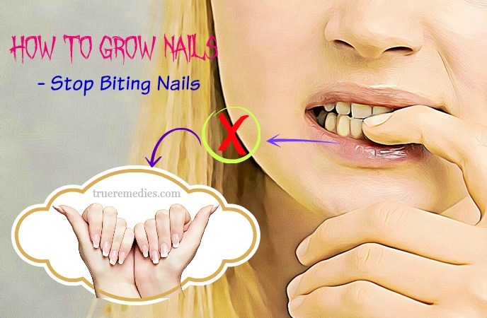 how to grow nails - stop biting nails