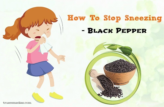 tips on how to stop sneezing - black pepper