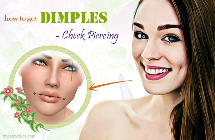 how to get dimples in your cheeks - cheek piercing