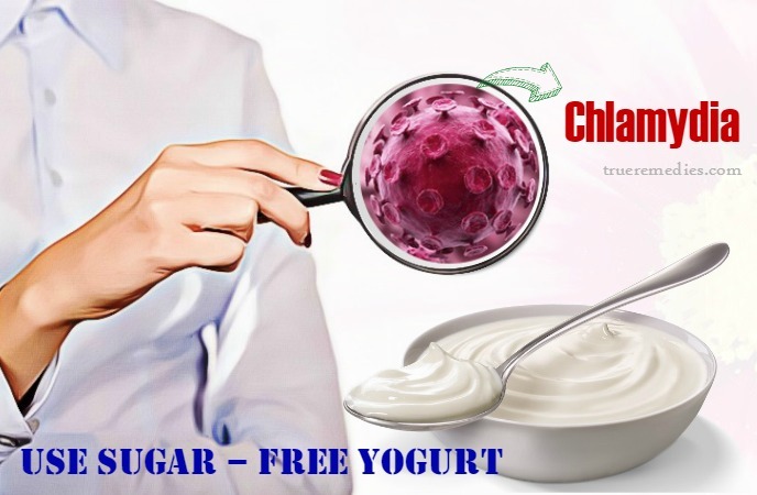how to treat chlamydia in the mouth - use sugar – free yogurt