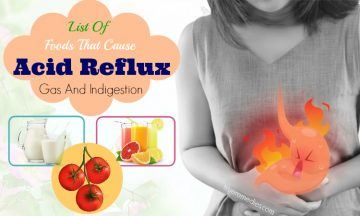 foods that cause acid reflux and gas