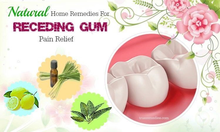 home remedies for receding gum pain