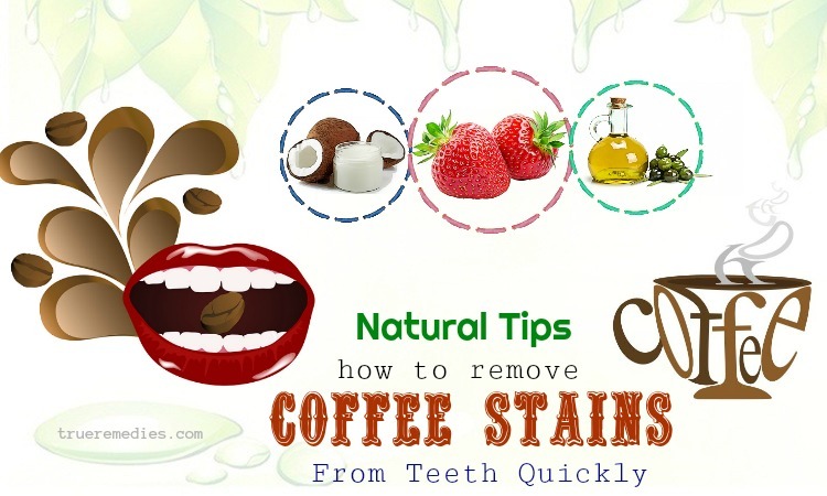 how to remove coffee stains quickly