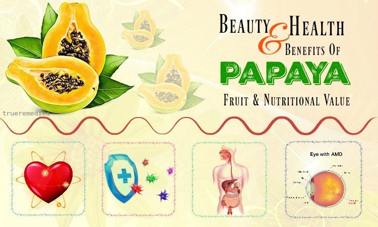 nutritional value and health benefits of papaya