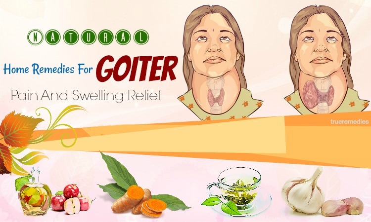 home remedies for goiter pain