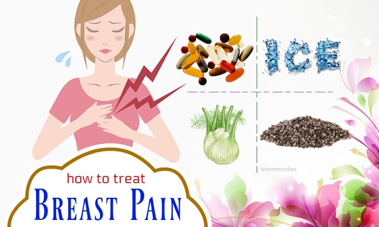 how to treat breast pain at home