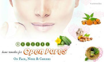 home remedies for open pores on face