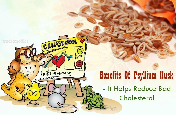 health benefits of psyllium husk - it helps reduce bad cholesterol