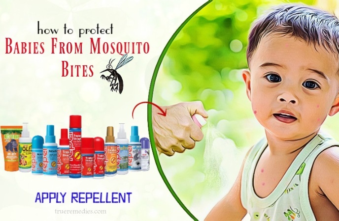 how to protect babies from mosquito bites - apply repellent