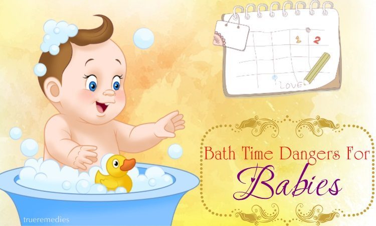 bath time dangers for babies under four years old